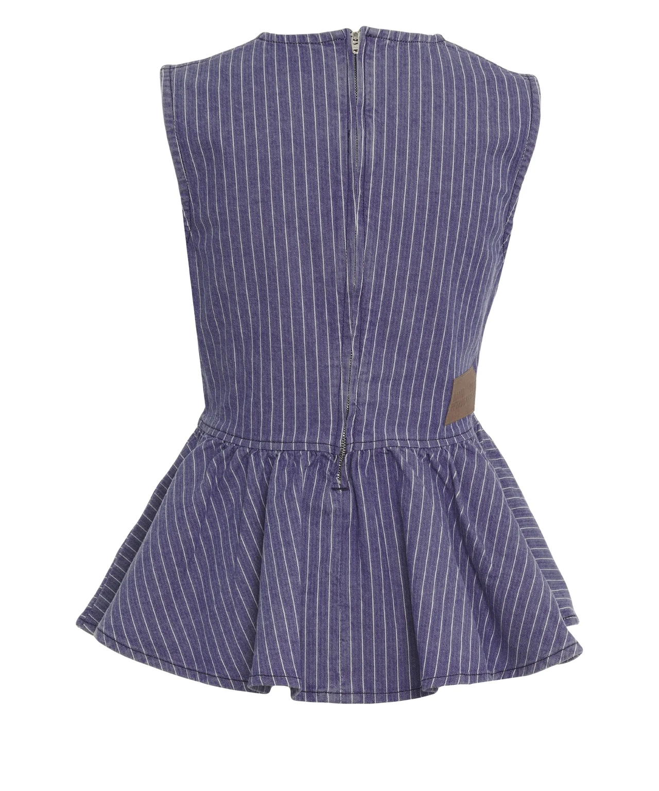 Top peplo in denim 'Merja' - Image 4