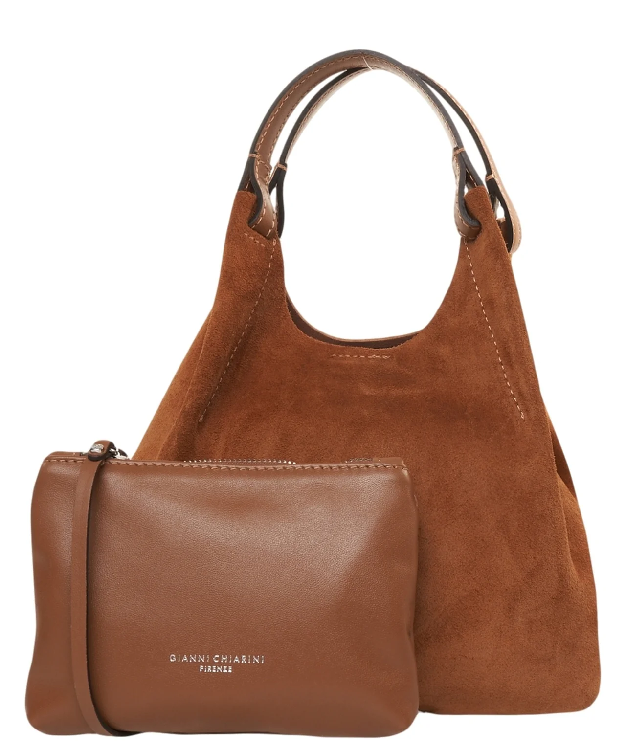 Borsa in pelle scamosciata 'Dua' - Image 4