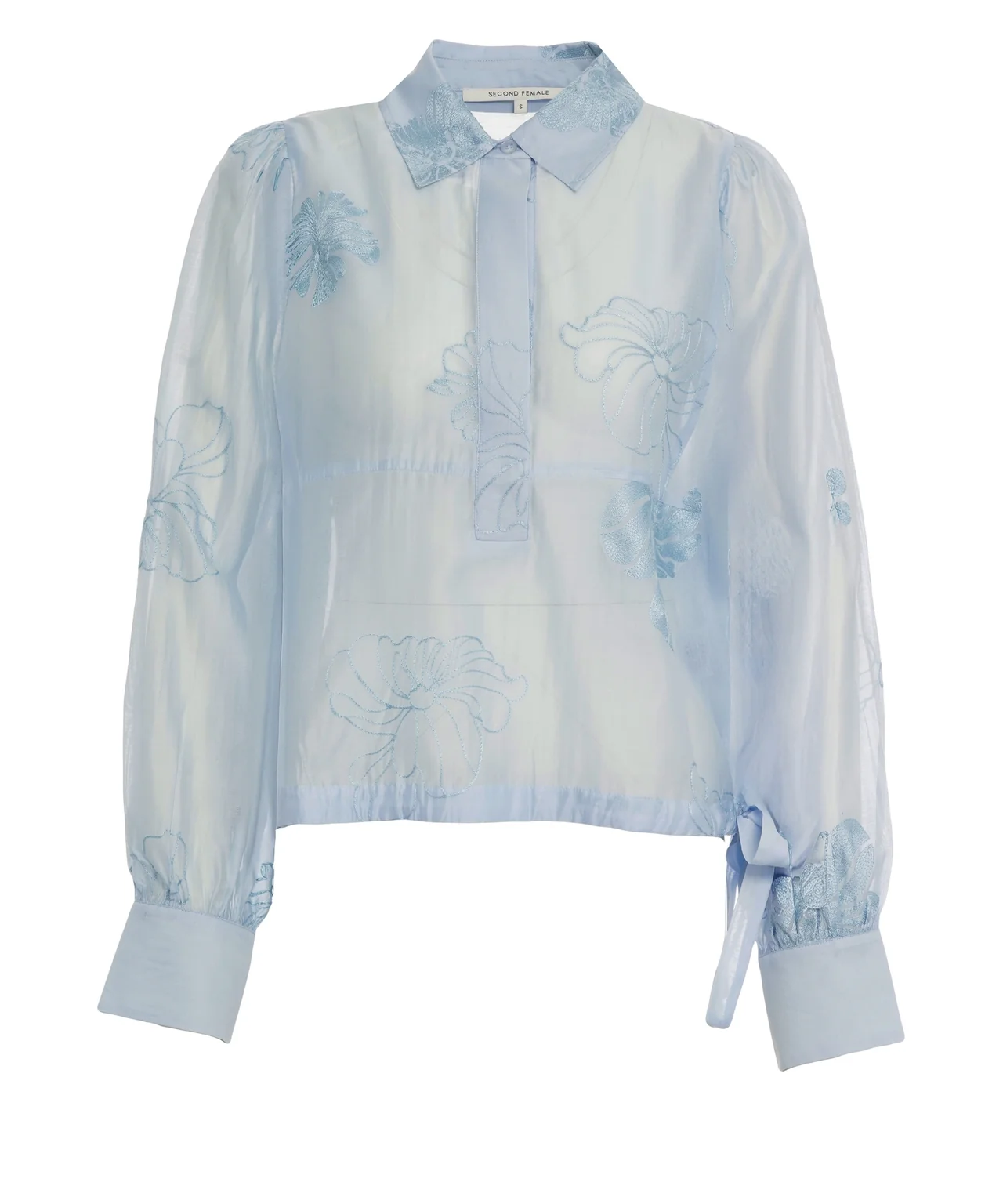 Blusa con ricamo floreale 'Vira'