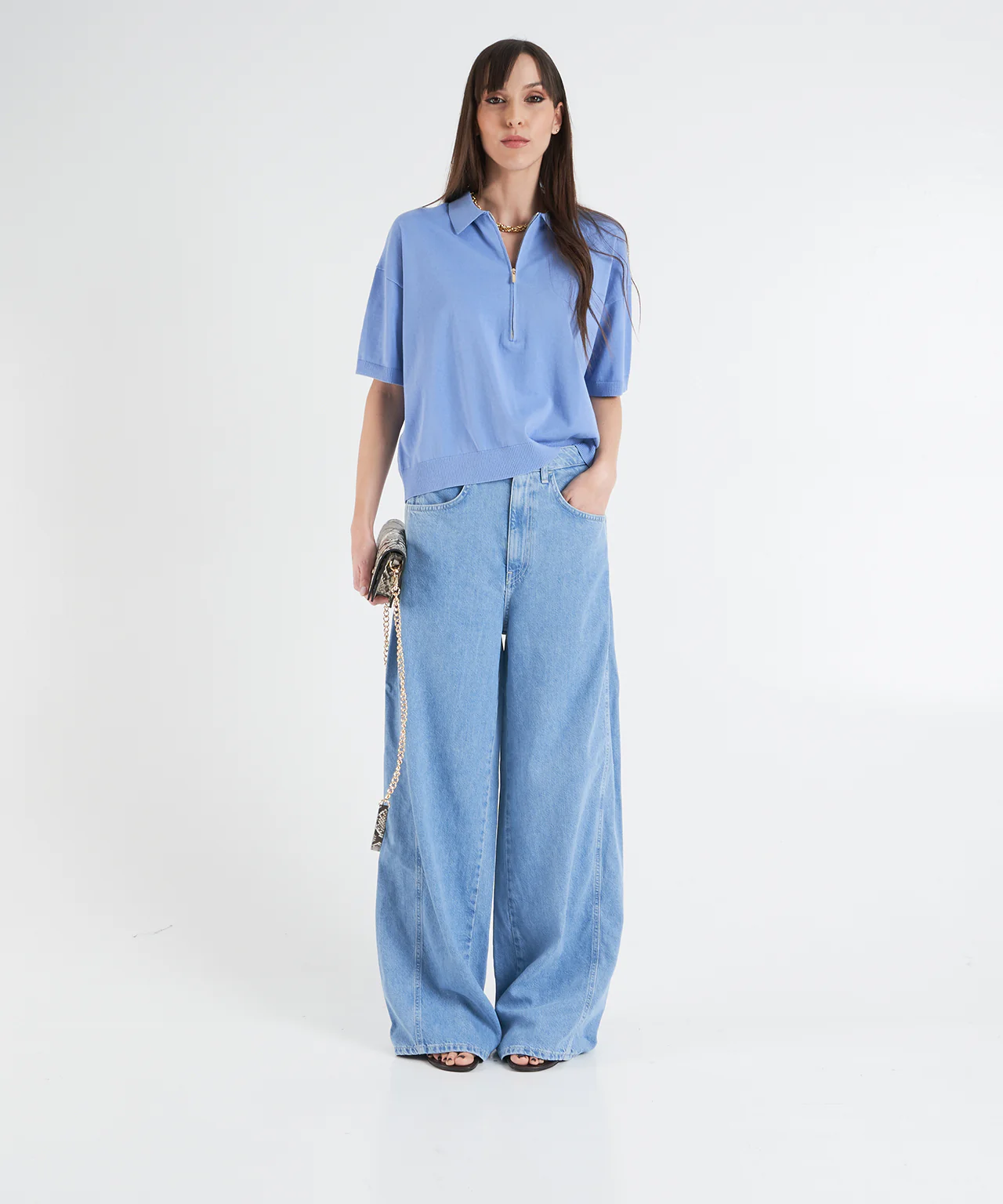 Polo con zip 'Ambre' - Image 2